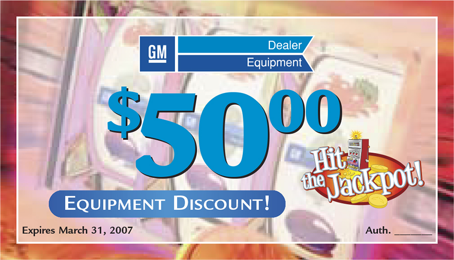 GMDE $50 coupon for equipment discount