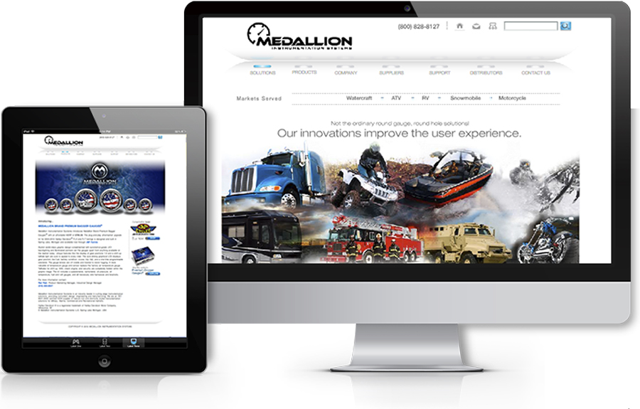 Medallion Instrumentation Systems website redesigned by Phoenix Innovate