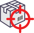 package with scanner target