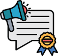 message bubble showing stamp